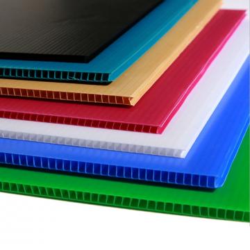 Polypropylene pp plastic hollow sheet / board for printing, packaging, protection