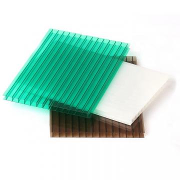 UV Protection Polycarbonate 6mm Twin-Wall PC Hollow Sheet for Greenhouse