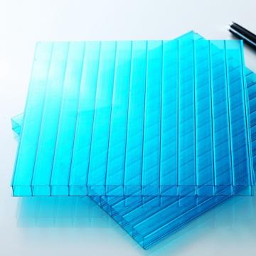 UV Protective No Yellowing Hollow Polycarbonate Sheet
