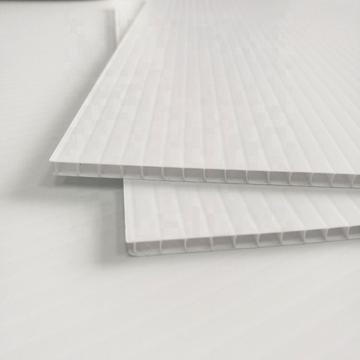 Outdoor Yard PP Sheet 2-8mm Plastic Ribbed Hollow Corrugated Sign Sheet