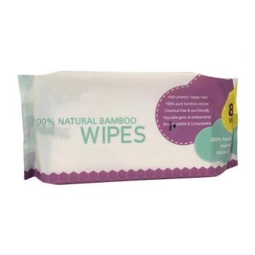 Alcohol Based Disinfectant Sachet Disposable Wet Wipes for Air Bus Ship Passengers